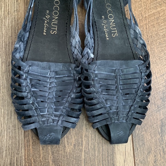 Matisse Wildflower Woven Leather Flat Sandals size 9 - Picture 5 of 8